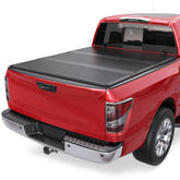 MOSTPLUS 5.6FT FRP Hard 3-Fold Tonneau Cover For 2004-2015 Nissan Titan