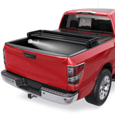 MOSTPLUS 5.7FT Soft 3-Fold Tonneau Cover For 2016-2024 Nissan Titan
