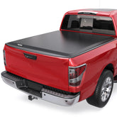 MOSTPLUS 6.5FT Soft Roll-Up Tonneau Cover For 2004-2015 Nissan Titan