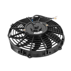 MOSTPLUS Black Universal Electric Radiator Slim Fan Push/Pull 12V + Mounting Kit (10 Inch) Set of 2
