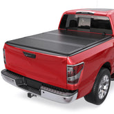 MOSTPLUS 3-Fold 6FT FRP Hard Tonneau Cover For 2005-2025 Nissan Frontier Truck Bed