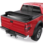 MOSTPLUS 5.5FT Quad-Fold Soft Tonneau Cover For 2009-2014 Ford F150 with Styleside Truck Bed