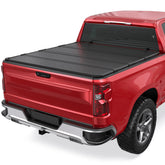 MOSTPLUS 5.8FT 4 Fold Hard Tonneau Cover For 2014-2018 Chevy Silverado GMC Sierra Truck Bed