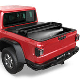 5FT Tri-Fold Soft Tonneau Cover For 2020-2025 Jeep Gladiator Truck Bed Without Utility Track System