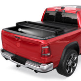 MOSTPLUS 5.8FT Soft 3-Fold Tonneau Cover For 2009-2025 Dodge Ram 1500 Inclu. Classic & New Body Fleetside Truck Bed Cover without RamBox