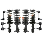 MOSTPLUS Front Rear Struts & Sway Bar Links Kit For 1998-2002 Chevy GEO Prizm, 1993-2002 Toyota Corolla 271951 171953 K90124 K9545 (Set of 8)