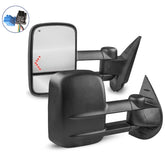 MOSTPLUS Power Heated Towing Mirrors for 2008-2013 Chevy Silverado Suburban Tahoe GMC Serria Yukon with Arrow Signal Light (Set of 2)