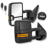 MOSTPLUS Power Folding Tow Mirrors For 2007-2013 Suburban Yukon