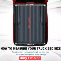 MOSTPLUS 5.8FT Soft Roll Up Tonneau Cover For 2004-2007 Chevy Silverado GMC Sierra 1500/2500 HD/3500 HD