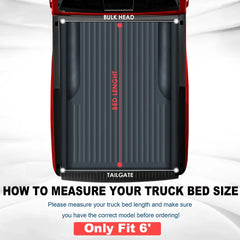 MOSTPLUS 6FT Soft Roll Up Tonneau Cover For 2015-2025 Chevry Colorado GMC Canyon