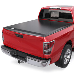 MOSTPLUS 5.5FT Soft Roll-Up Tonneau Cover For 2004-2015 Nissan Titan