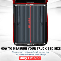 MOSTPLUS 5.5FT Soft Roll Up Tonneau Cover For 2016-2024 Nissan Titan (NON-XD)