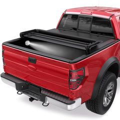 MOSTPLUS 5.5FT Soft 3-Fold Tonneau Cover For 2004-2008 Ford F150 Styleside Truck Bed