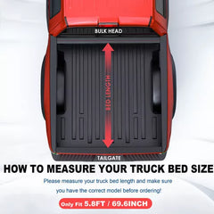 MOSTPLUS 5.8FT Soft 4-Fold Tonneau Cover For 2004-2007 Chevy Silverado 1500/GMC Sierra 1500