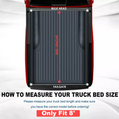 MOSTPLUS 8FT Soft Roll Up Tonneau Cover For 2004-2008 Ford F150 F-150