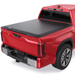 MOSTPLUS 5.5FT Soft Roll-Up Tonneau Cover For 2007-2013 Toyota Tundra