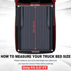 MOSTPLUS 5.5FT Soft Roll Up Tonneau Cover For 2022-2025 Toyota Tundra