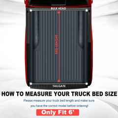 MOSTPLUS 6FT Soft Roll Up Tonneau Cover For 2005-2025 Nissan Frontier