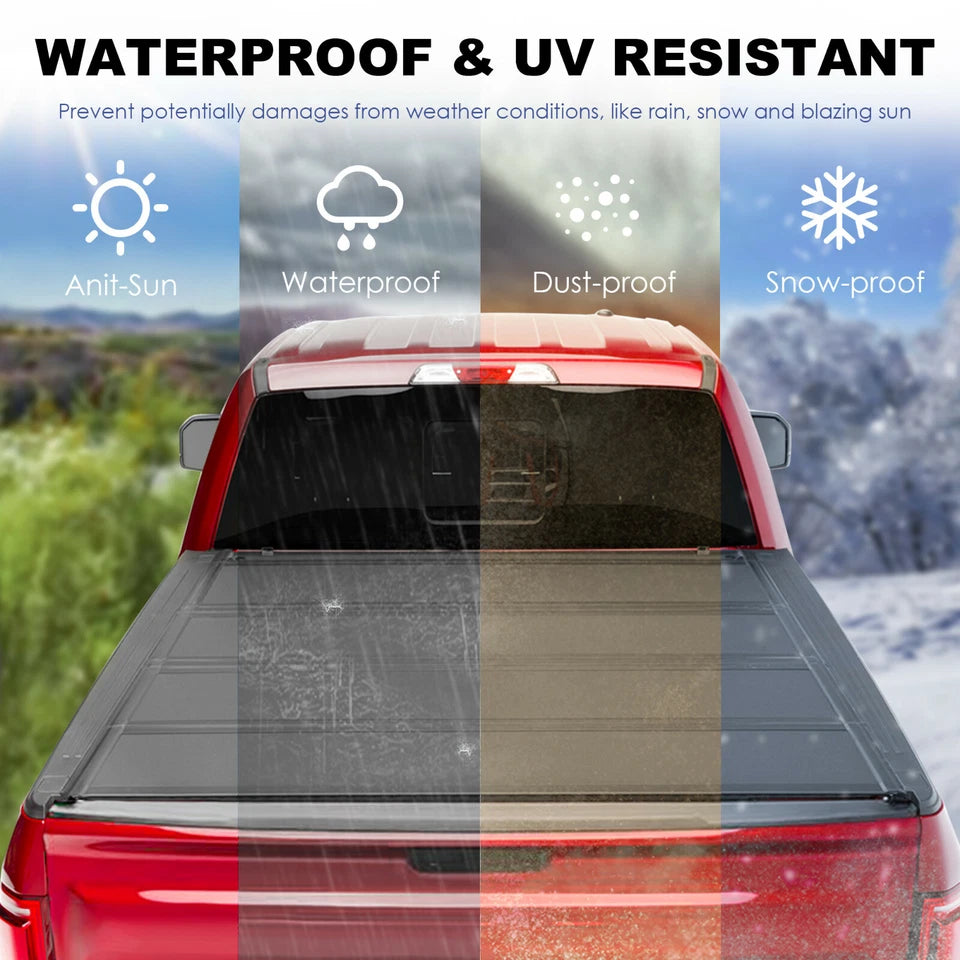 MOSTPLUS 5FT Soft Roll-Up Tonneau Cover for 2020-2025 Jeep Gladiator