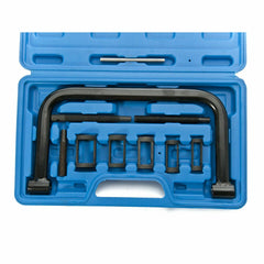 MOSTPLUS Engine Overhead Solid Valve Spring Compressor Automotive Tool C Clamp Service Set-10 Pieces