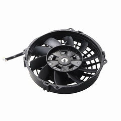 MOSTPLUS Black Universal Electric Radiator Slim Fan Push/Pull 12V + Mounting Kit (7 Inch)
