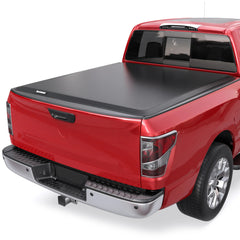 MOSTPLUS 5FT Soft Roll-Up Tonneau Cover For 2005-2025 Nissan Frontier Truck Bed