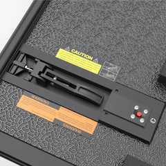 MOSTPLUS 4 Fold 5.8FT Hard Tonneau Cover For 2009-2025 Dodge Ram 1500 Inclu. Classic & New Body Fleetside (For Models w/o Ram Box) Truck Bed