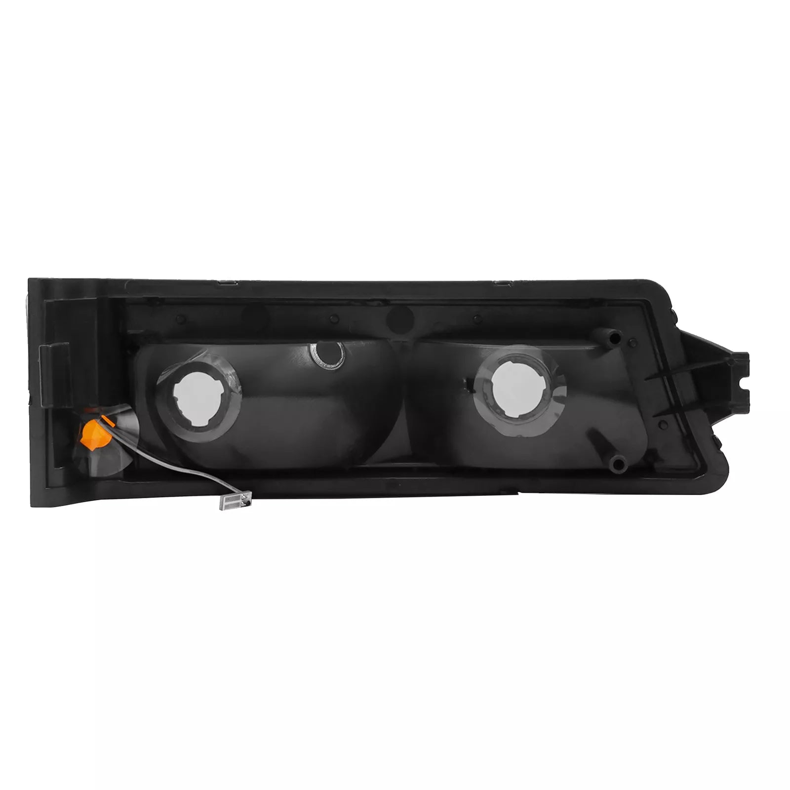 MOSTPLUS Headlights+Bumper Lamps For 2003-2007 Chevy Silverado 1500 2500 3500 Front Pair w/ LED DRL Black Housing Clear Lens