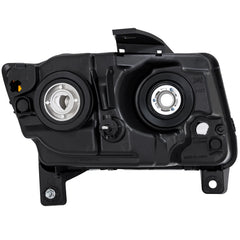 MOSTPLUS Headlight Assembly For 2011-2013 Jeep Grand Cherokee / 2011-2017 Compass w/ Black Housing Clear Lens Amber Corner (Set of 2)