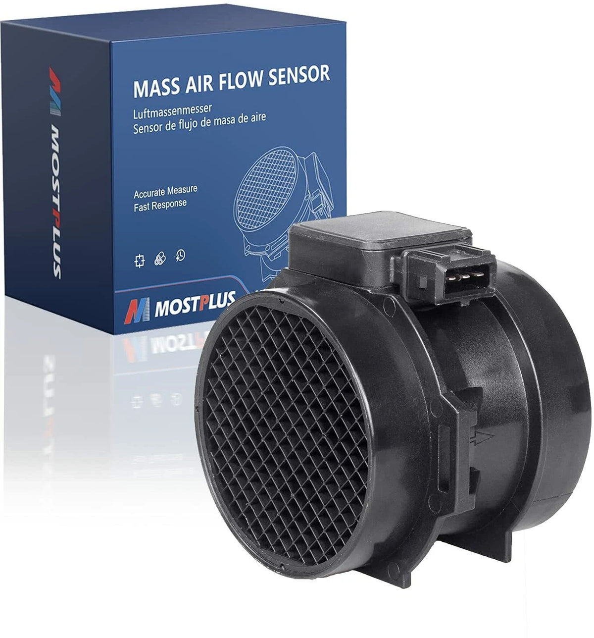 MOSTPLUS Mass Air Flow Sensor Meter MAF For Santa Fe Sonata Tiburon Tucson V6 2.5 2.7L 28164-37200