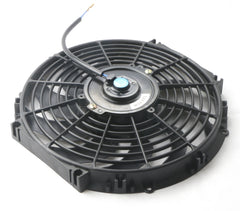 MOSTPLUS 12 Inch Black Universal Electric Radiator Slim Fan Push/Pull 12V + Mounting Kit