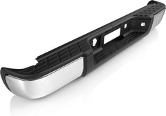 MOSTPLUS Chrome Rear Bumper Assembly For 2007-2013 Chevy Silverado GMC Sierra 1500 Pickup GM1103147 No Park Assist Sensor Holes Steel Complete Back Step Bumpers