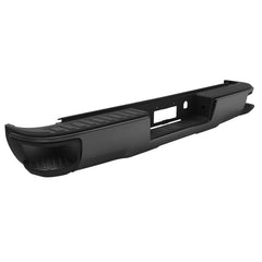 MOSTPLUS Black Rear Bumper Assembly For 2014-2018 Chevy Silverado GMC Sierra 1500 No Park Assist Sensor Holes Complete Back Step Bumpers