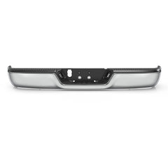 MOSTPLUS Chrome Separated Rear Bumper For Dodge 2009-2019 Ram 1500 2010-2012 Ram 2500 3500 Replacement For CH1103117 (w/o Sensor Hole& Dual Exhaust)