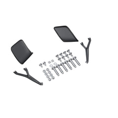 MOSTPLUS Black Separated Rear Bumper Assembly For 2009-2018 Dodge Ram 1500/2010-2012 Ram 2500 3500 No Parking Sensor Holes Complete Back Step Bumpers