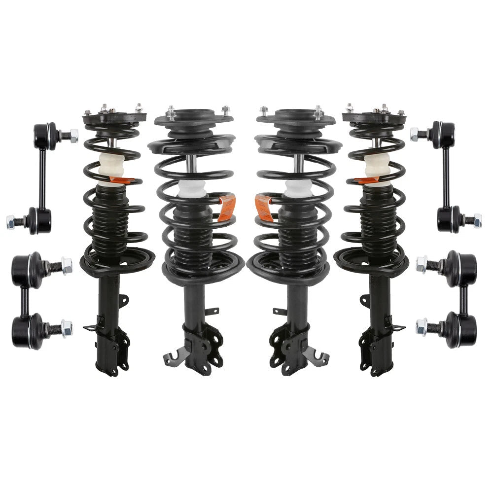 MOSTPLUS Front Rear Struts & Sway Bar Links Kit For 1998-2002 Chevy GEO Prizm, 1993-2002 Toyota Corolla 271951 171953 K90124 K9545 (Set of 8)