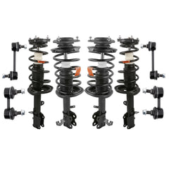 MOSTPLUS Front Rear Struts & Sway Bar Links Kit For 1998-2002 Chevy GEO Prizm, 1993-2002 Toyota Corolla 271951 171953 K90124 K9545 (Set of 8)