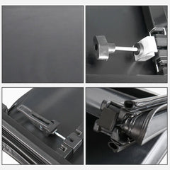 MOSTPLUS 6.5FT 4-Fold Soft Tonneau Cover For 1988-2007 Silverado Sierra 1500 2500 3500 Truck Bed