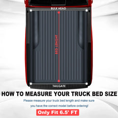 MOSTPLUS 6.4FT Soft 4-Fold Tonneau Cover For 2002-2025 Dodge Ram 1500 (Inclu. Classic & New Body) / 2003-2025 Dodge Ram 2500 3500 Truck Bed (w/o RamBox)