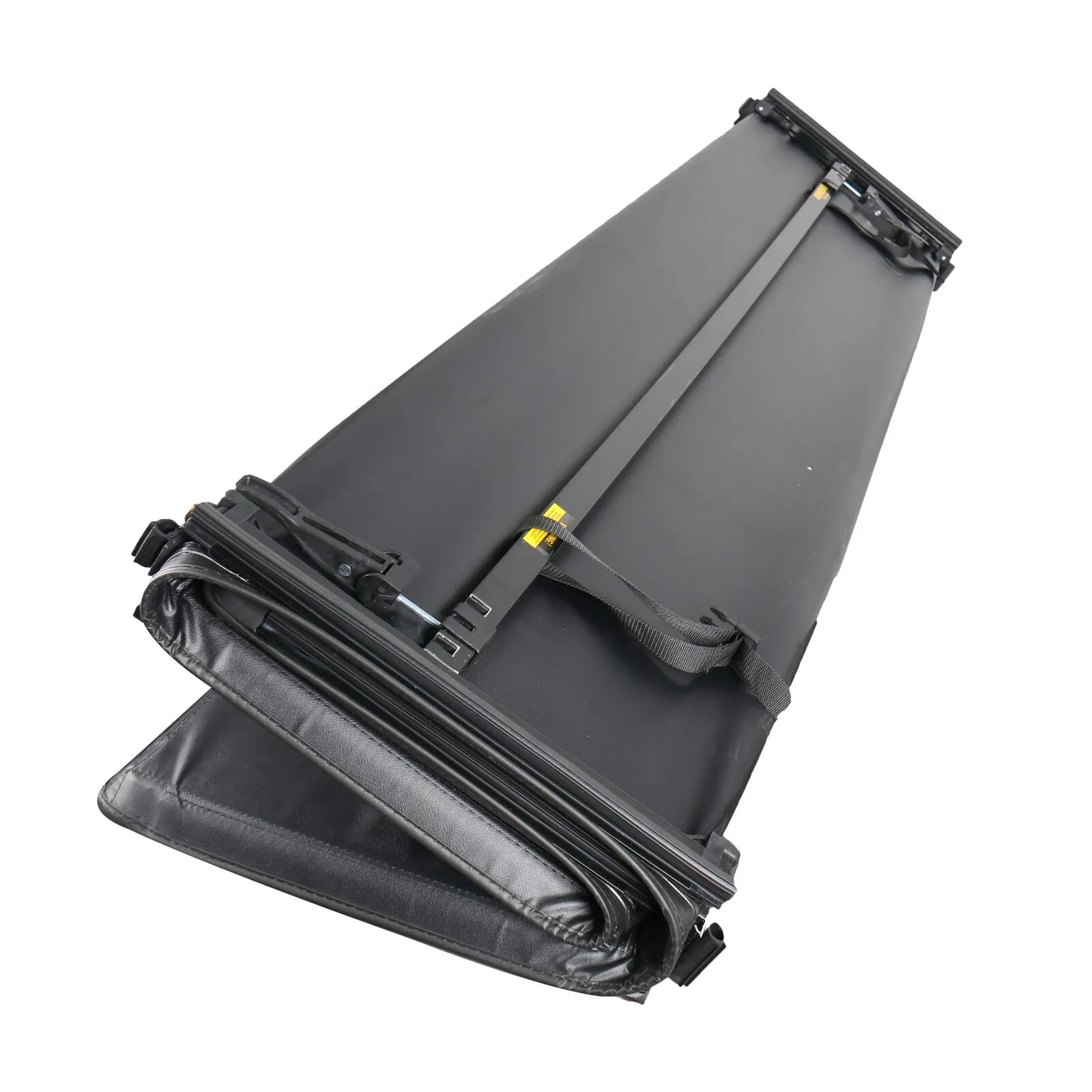 MOSTPLUS 5.5FT Quad-Fold Soft Tonneau Cover For 2014-2024 Toyota Tundra Truck Bed (w/o the Deck Rail System)