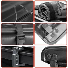MOSTPLUS 6.5FT Soft Roll-Up Tonneau Cover For 2009-2025 Ford F150 Truck Bed