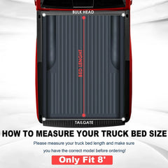 MOSTPLUS 8FT Soft Roll Up Tonneau Cover For 2002-2021 Dodge Ram 1500 2500 3500 Truck Bed