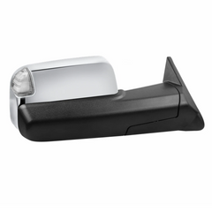 MOSTPLUS Chrome Mirrors For 1994-1997 Dodge Ram 1500/2500/3500 w/Turn Light (Set of 2)