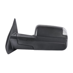 MOSTPLUS Black Power Heated Tow Mirrors For 2002-2008 Ram 1500 2003-2009 Ram 2500 w/ White Running Light (Set of 2)