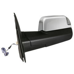 MOSTPLUS Chrome Power Heated Towing Mirrors For 2002-2008 Dodge Ram 1500/2500/3500 w/ Turn Signal (Set of 2)