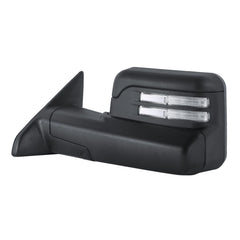 MOSTPLUS Black Mirrors For 2009-2018 Dodge Ram 1500, 2010-2018 2500/3500 w/Power Heating & Turn Light & Puddle Lights (Set of 2)