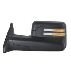 MOSTPLUS Black Mirrors For 2009-2018 Dodge Ram 1500, 2010-2018 2500/3500 w/Power Heating & Turn Light & Puddle Lights (Set of 2)