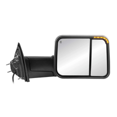 MOSTPLUS Black Mirrors For 2019-2022 Ram 1500 w/Power Heating & Turn Light & Puddle Lights (Set of 2)