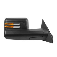MOSTPLUS Black Mirrors For 2019-2022 Ram 1500 w/Power Heating & Turn Light & Puddle Lights (Set of 2)