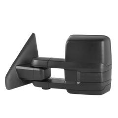MOSTPLUS Black Mirrors For 2009-2018 Ram 1500, 2010-2018 Ram 2500/3500 w/Power Heating & Turn Light & Puddle Lights & Temp Sensor (Set of 2)
